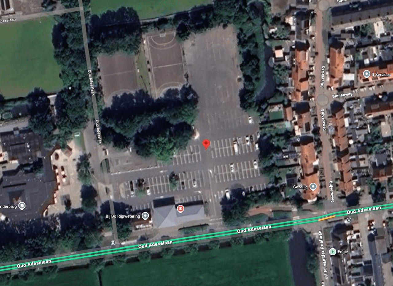 Route naar de locatie