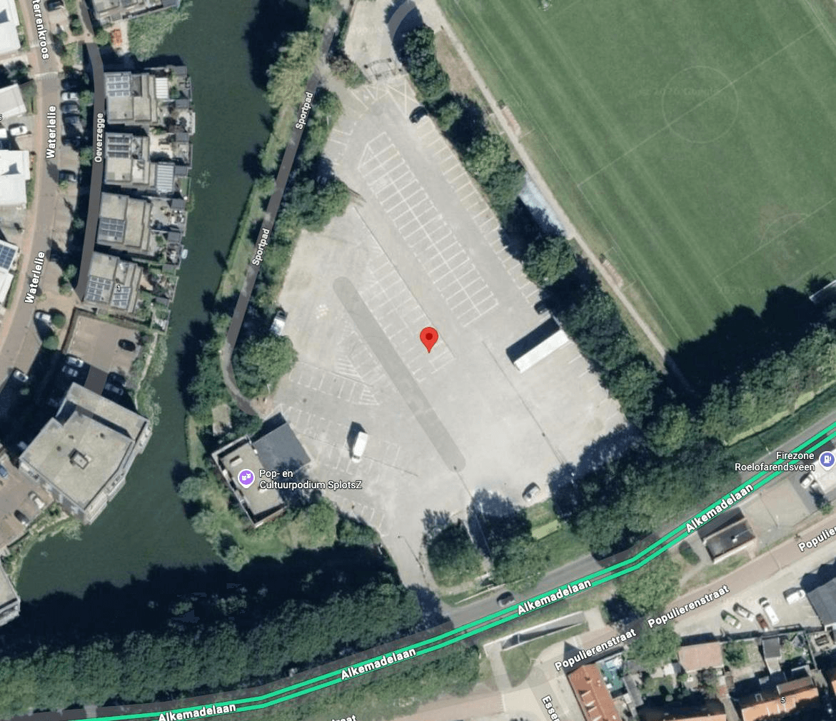 Route naar de locatie